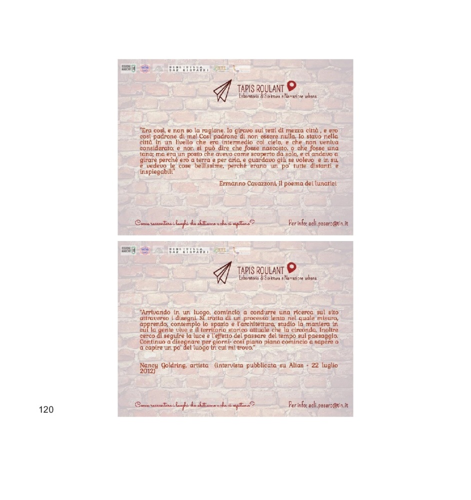 Intorno all'arola VIII p.120