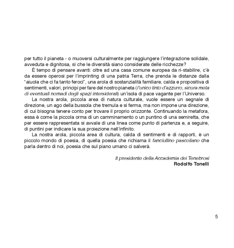 Intorno all'arola X p.005