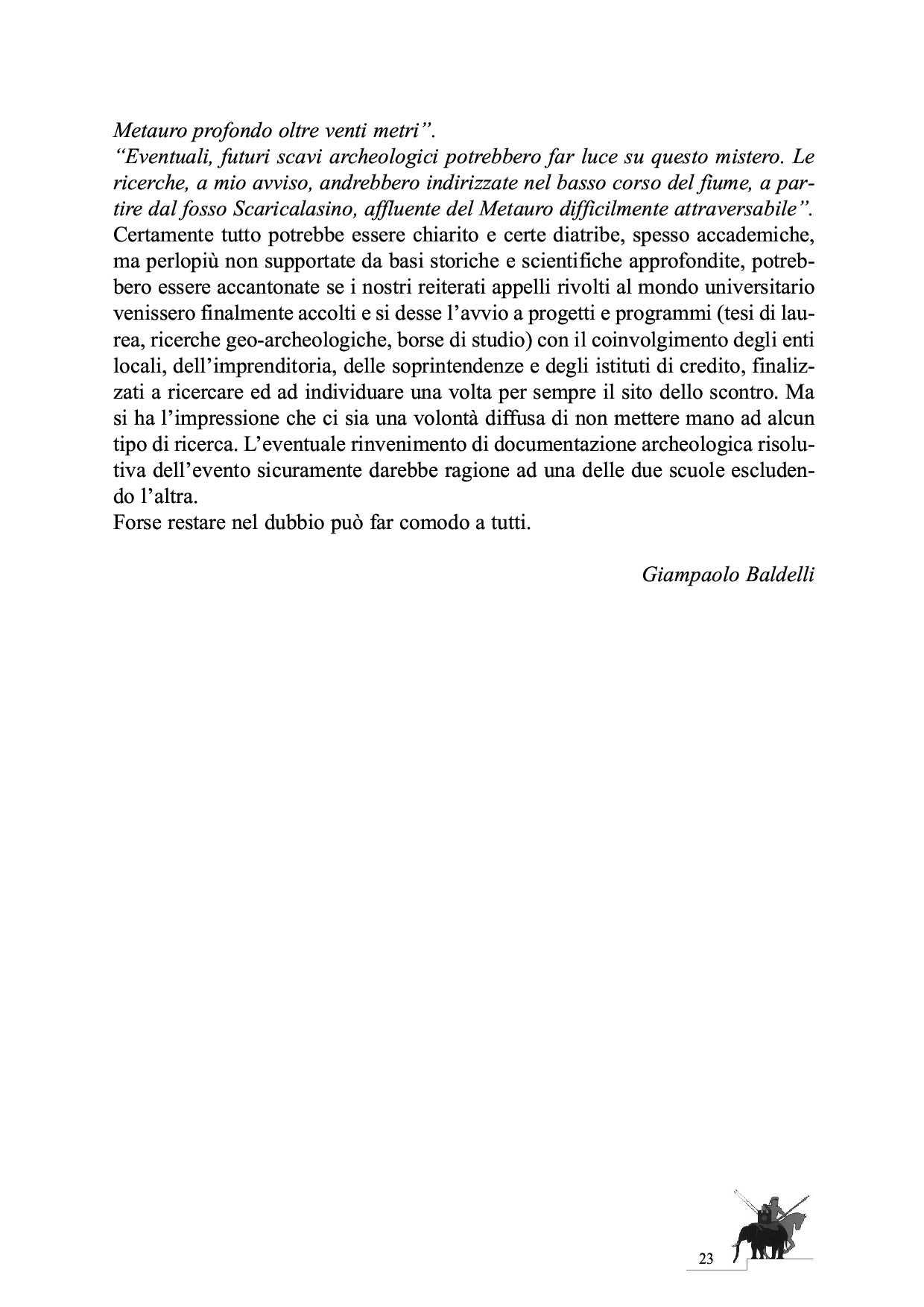 La Battaglia del Metauro p.23