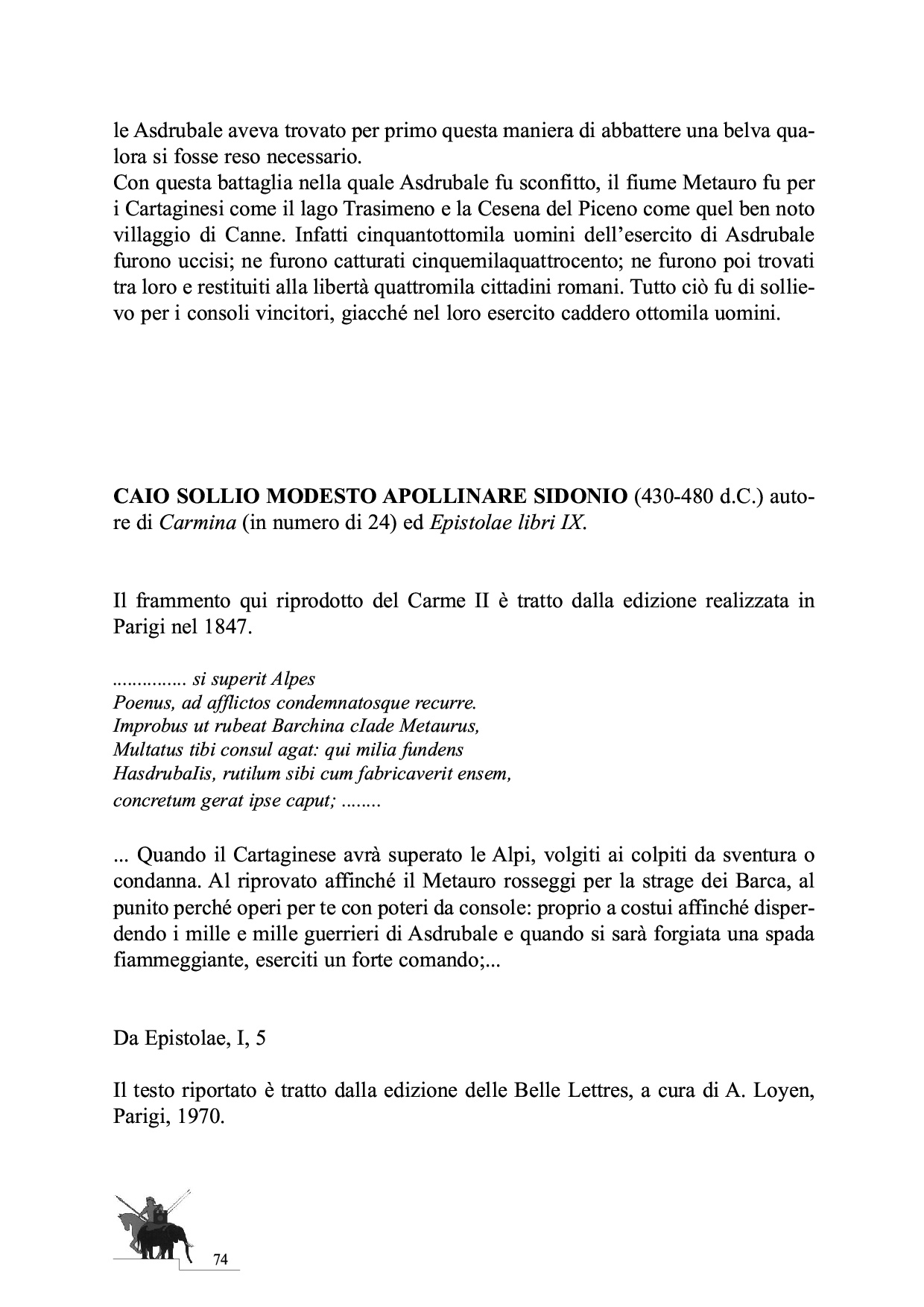 La Battaglia del Metauro p.74