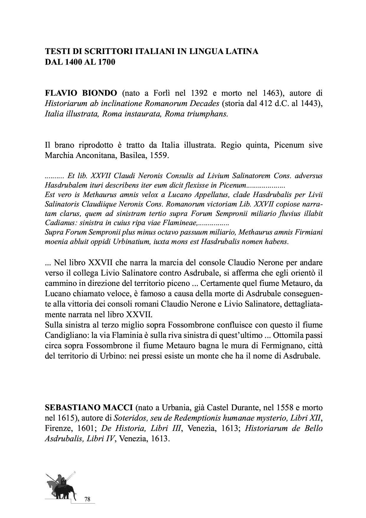 La Battaglia del Metauro p.78