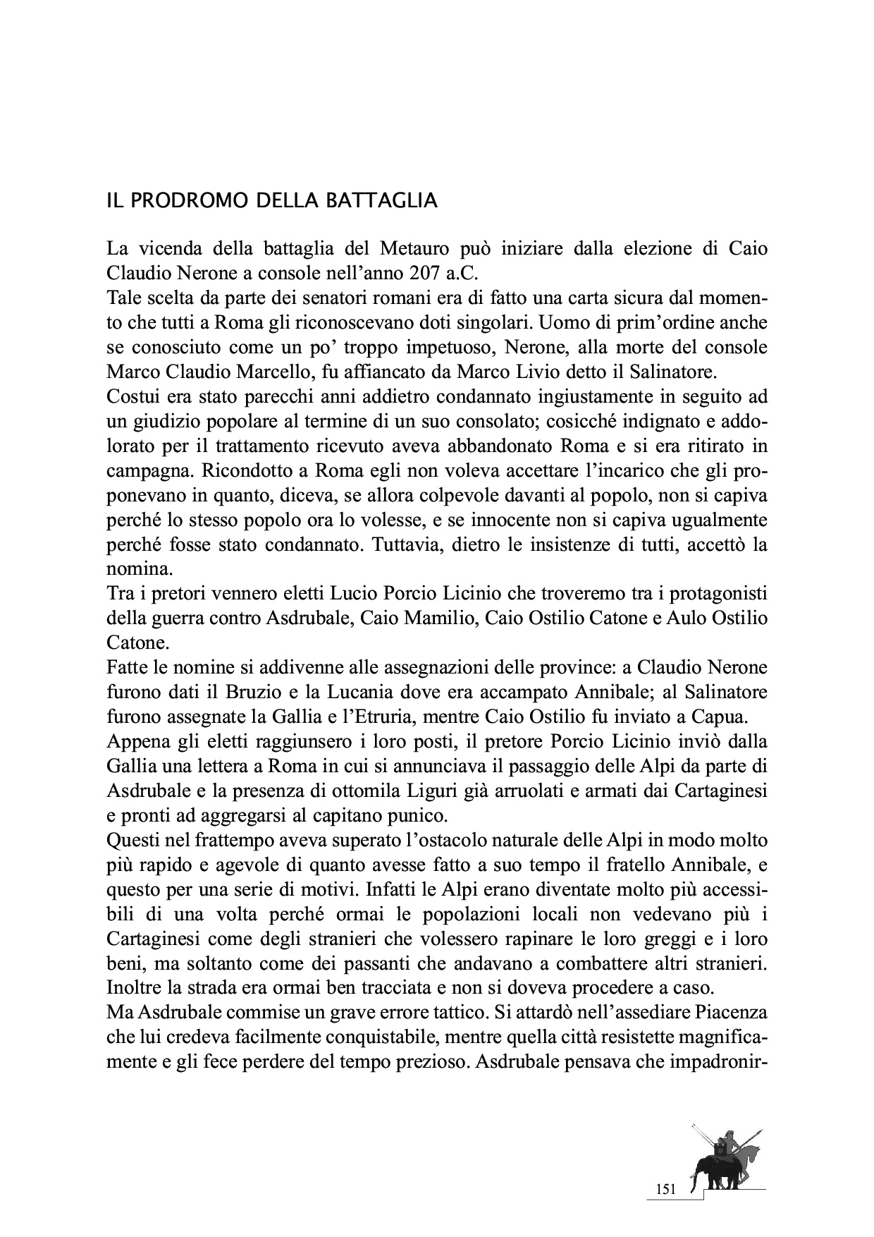 La Battaglia del Metauro p.151