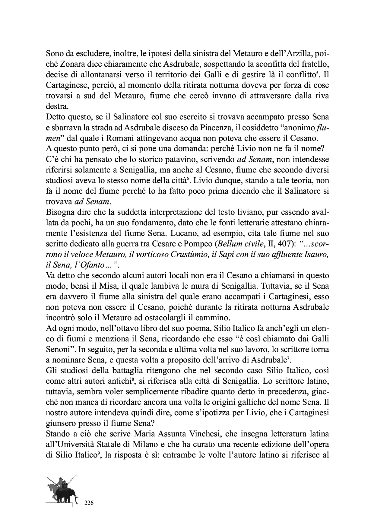 La Battaglia del Metauro p.226