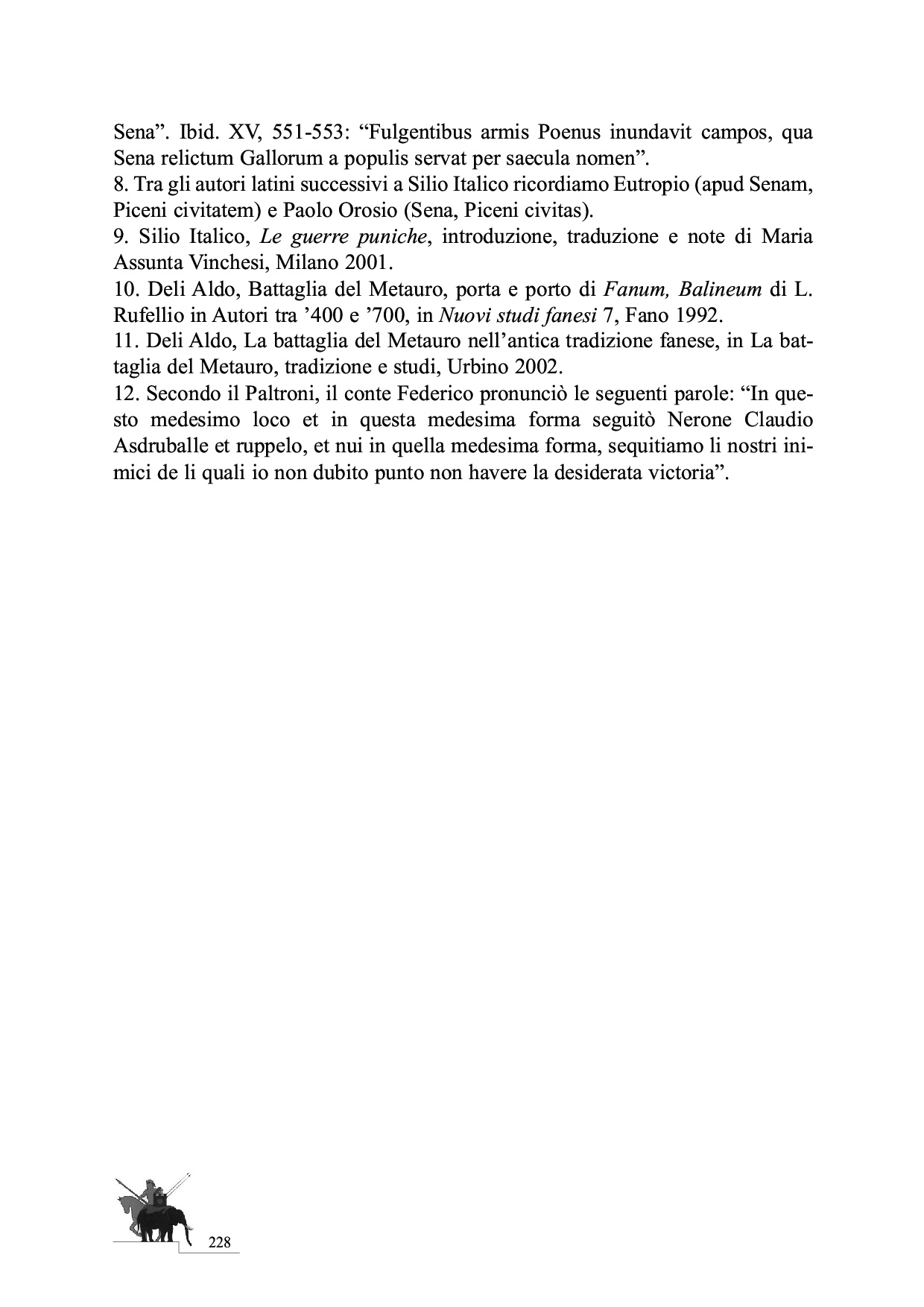 La Battaglia del Metauro p.228