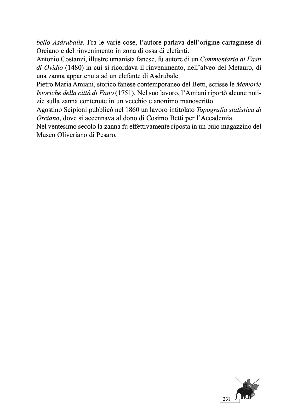 La Battaglia del Metauro p.231