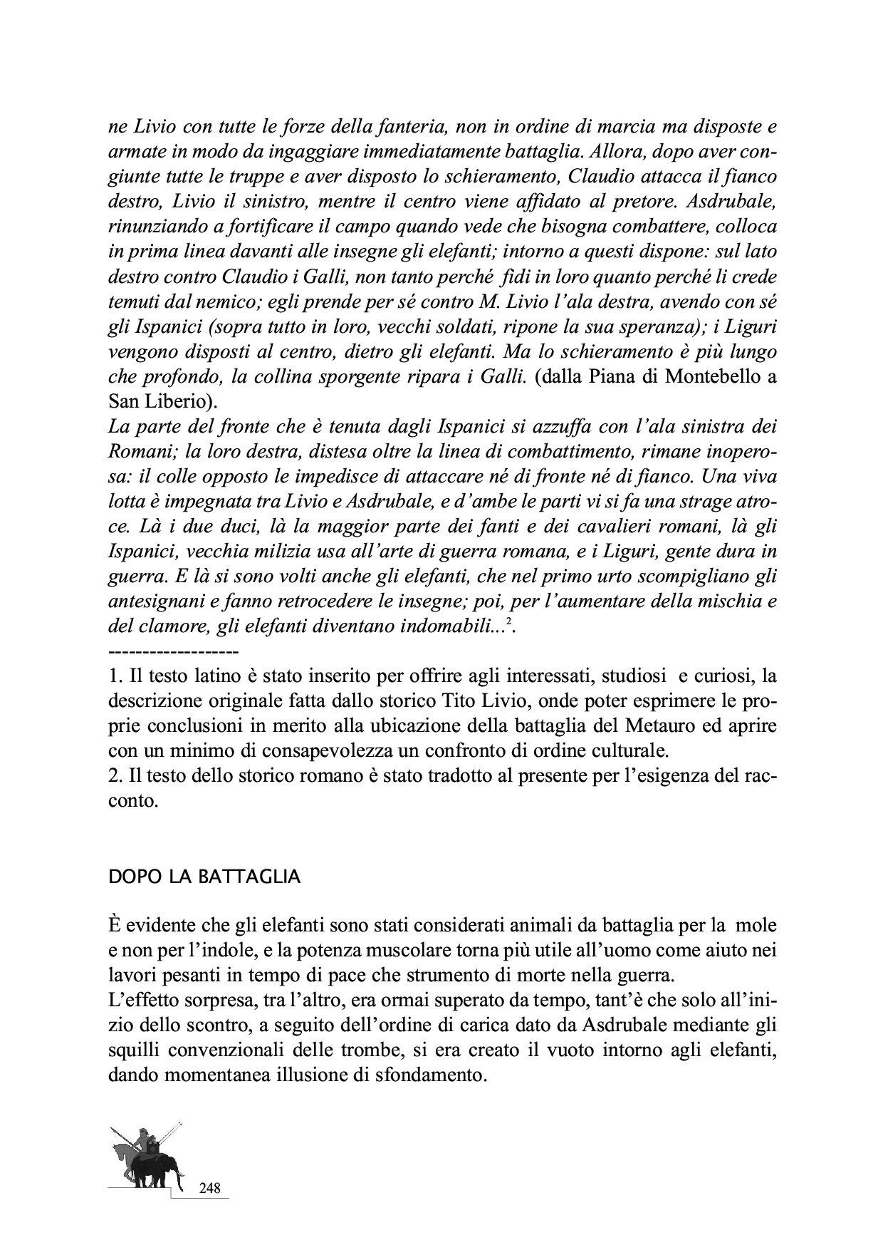 La Battaglia del Metauro p.248